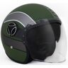 MOMO Arrow Capacete Jet verde Matt / branco Verde 2XS