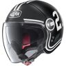 Nolan N21 Visor Quarterback Capacete a jato Preto Branco XS