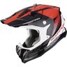 Scorpion VX-22 Air Attis Capacete de Motocross Preto Vermelho L