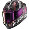 Shark Skwal i3 Hellcat Capacete Preto Rosa XS