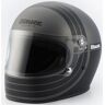 Blauer 80's capacete Preto Prateado S