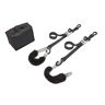 Acebikes Tens strap set Deluxe Duo, com catraca Preto Cinzento