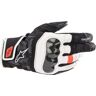 Alpinestars SMX Z Drystar Luvas de motocicleta Preto Branco Vermelho L