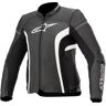 Alpinestars Stella Kira V2 Jaqueta de couro ladies motorcycle Preto Branco 42