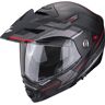 Scorpion ADX-2 Carrera Capacete Preto Vermelho S