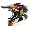 Airoh Twist 2.0 Lift Capacete de Motocross Preto Branco Laranja XS