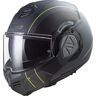 LS2 FF906 Advant Cooper Capacete Preto Cinzento Prateado 2XL