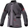 Alpinestars Monteira Drystar® XF jaqueta têxtil impermeável da motocicleta Cinzento Vermelho 3XL