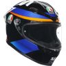 AGV K-6 S Marini Sky Racing Team 2021 Capacete Preto Azul 2XL