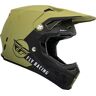 FLY Racing Formula CC Centrum Capacete de Motocross Preto Branco Verde 2XL