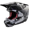 Alpinestars S-M5 Rover 2 2024 Capacete de Motocross Preto Cinzento 2XL