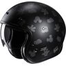 HJC V31 Disney Mickey Retro Capacete a jato Preto Cinzento S