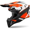 Airoh Wraaap Feel Capacete de Motocross Preto Branco Laranja XL