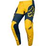 FOX 180 PRZM Calças de motocross Azul Amarelo 30