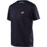 Troy Lee Designs Flowline Camisa de bicicleta de shortsleeve juvenil Preto L