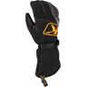 Klim ate Gauntlet Luvas Snowmobile Preto Cinzento Laranja XL