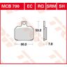 TRW Lucas Brake pad MCB700