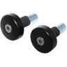 LSL FLAT CAP Bar End Weights, Ø 14 mm, aço Preto