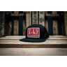 YOSHIMURA Chapéu de caminhoneiro  Team Snapback Preto