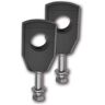 RITZ Alu-Riser Big Bone estilo plano, preto, 40 mm, 1 1/4 polegada Preto