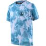 Troy Lee Designs Flowline Plot Camisa de bicicleta de shortsleeve juvenil Turquesa M