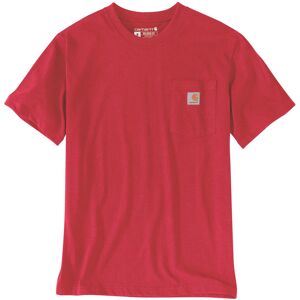 Carhartt Relaxed Fit Heavyweight K87 Pocket Camiseta Vermelho S