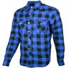 gms Jaguar Camisa de motocicleta Preto Azul XL