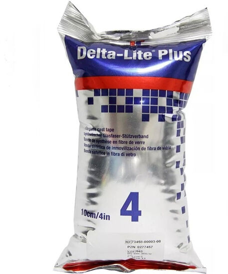 Delta Lite Plus: Venda sintética de fibra de vidro 10 cms X 3,6 metros