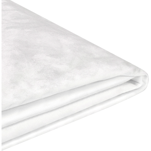 Capa de Cama BELIANI Fitou Branco (214x170x75 cm - Veludo)