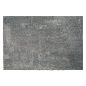 Tapete cinzento claro mistura de poliéster e algodão 140 x 200 cm pelo denso estilo moderno