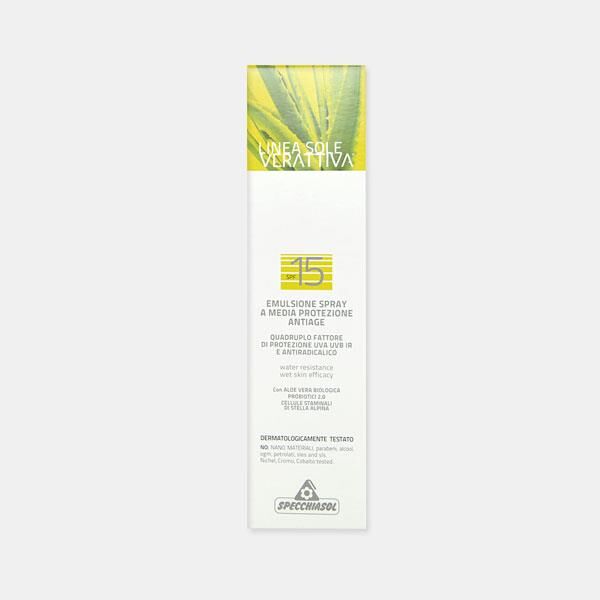 SPECCHIASOL VERATTIVA SUN CREME PROTETOR SPF 15 200ml