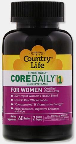 COUNTRY LIFE CORE DAILY -1 WOMENS 60 COMPRIMIDOS