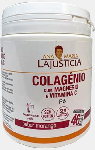 ANA MARIA LAJUSTICIA COLAGENIO C/ MAGNESIO + VIT. C 350g MORANGO