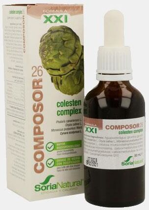 SORIA NATURAL® COMPOSOR 26 - FORMULA XXI - COLESTEN COMPLEX 50ml