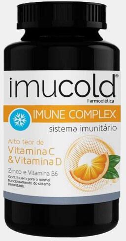 FARMODIÉTICA® IMUCOLD IMUNE COMPLEX VITAMINA C E D 60 CAPSULAS