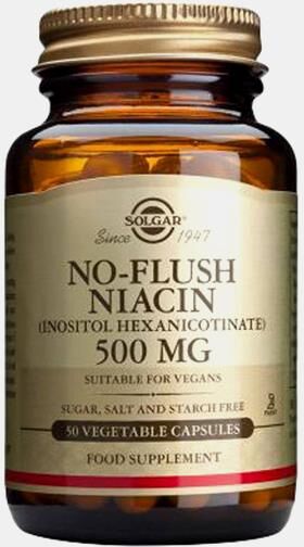 SOLGAR NIACIN 500mg 50 CAPSULAS SOLGAR