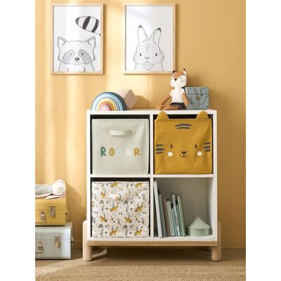 VERTBAUDET Lote de 3 caixas de arrumação, Hanói branco claro bicolor/multicolo VERTBAUDET Lote de 3 caixas de arrumação, Hanói branco claro bicolor/multicolo