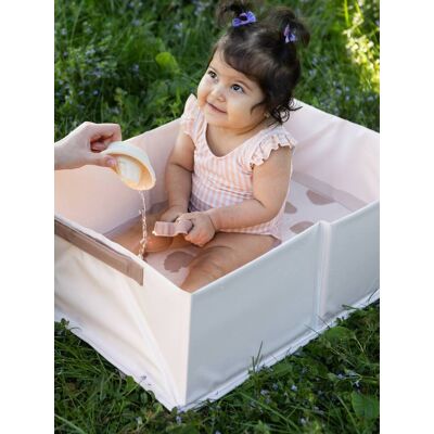 Banheira dobrável Pop Up Cameleo, da BEABA rosa Banheira dobrável Pop Up Cameleo, da BEABA rosa