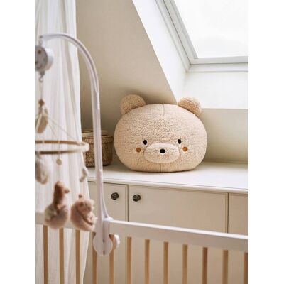 VERTBAUDET Decoração de parede ursinho em bouclé bege VERTBAUDET Decoração de parede ursinho em bouclé bege