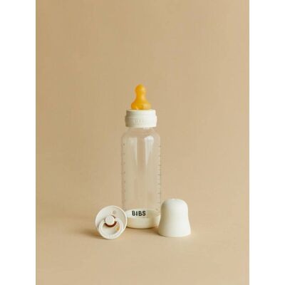 BIBS Fraldinha de vidro para bebê Fluxo médio marfim - Fraldinha de vidro para bebê BIBS Fraldinha de vidro para bebê Fluxo médio marfim - Fraldinha de vidro para bebê