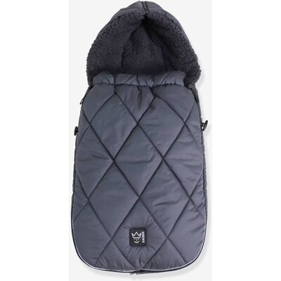 Capa para carrinho de bebé, XL Too da KAISER cinzento escuro liso Capa para carrinho de bebé, XL Too da KAISER cinzento escuro liso