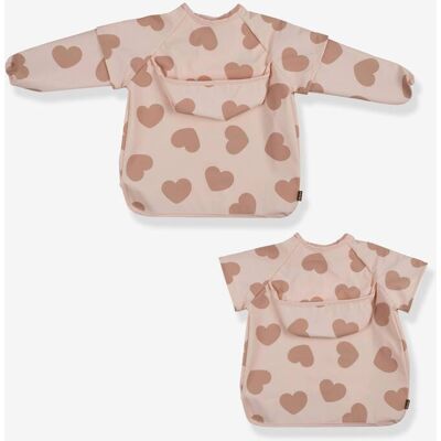 Babete evolutivo, com mangas, 2 em 1, BEABA Playful rosa-velho Babete evolutivo, com mangas, 2 em 1, BEABA Playful rosa-velho