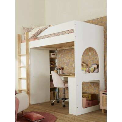 Vertbaudet COMBINID Cama mezzanine com escritório e armazenamento Vertbaudet COMBINID Cama mezzanine com escritório e armazenamento