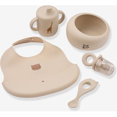 Mileah conjunto de refeição em silicone Liewood rosa-pálido Mileah conjunto de refeição em silicone Liewood rosa-pálido
