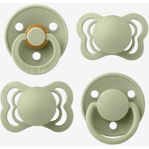 Pack de 4 chupetas Try It - BIBS verde-salva Pack de 4 chupetas Try It - BIBS verde-salva