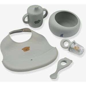 Mileah conjunto de refeição em silicone Liewood azul-céu Mileah conjunto de refeição em silicone Liewood azul-céu