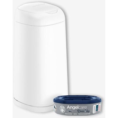 Caixote do lixo para fraldas, Dress up da ANGELCARE branco claro liso Caixote do lixo para fraldas, Dress up da ANGELCARE branco claro liso