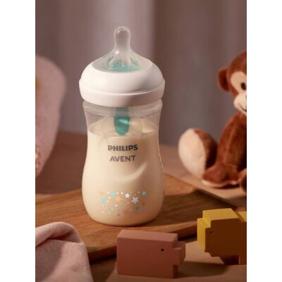 Biberão 260 ml Philips Avent Natural Response AirFree transparente Biberão 260 ml Philips Avent Natural Response AirFree transparente