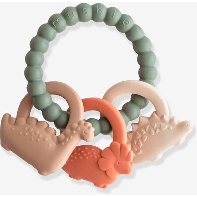 Mushie Brinquedo de Dentição para Bebês - Dinossauro, Nuvem, Sol - Alívio Mushie Brinquedo de Dentição para Bebês - Dinossauro, Nuvem, Sol - Alívio