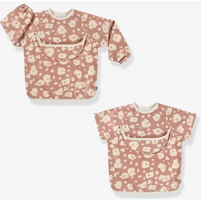 Babete evolutivo, com mangas, 2 em 1, BEABA Playful rosa-blush Babete evolutivo, com mangas, 2 em 1, BEABA Playful rosa-blush